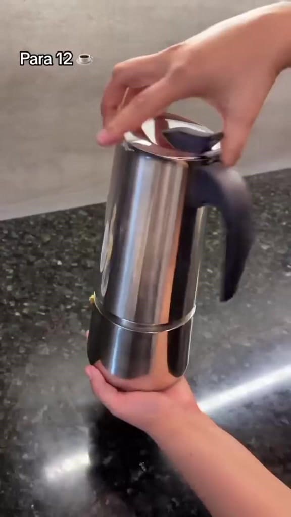Cafeteira Italiana Inox Espresso Fogão Gás ou Indução.